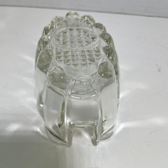 Set Of 6 Vintage Glass Oval Utensil Serving Dishes with Scalloped Edges & Textur - Picture 9 of 13